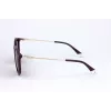 POLAROID PLD4143SXB3V Unisex taisnstūra saulesbrilles - Melns rāmis, pelēkas polarizētas lēcas, 53 mm