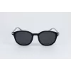 POLAROID PLD4148GSX807 Unisex saulesbrilles - Melns rāmis, Pelēkas polarizētas lēcas, 50/19/140 mm