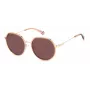 POLAROID PLD4160GSXDDB Unisex taisnstūra saulesbrilles - Polarizētas UV400 pelēkas lēcas, melns rāmis