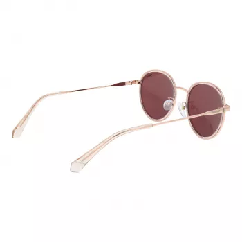 Polaroid PLD4173GSX51D Unisex taisnstūra saulesbrilles - Melns rāmis, pelēkas polarizētas lēcas, 51 mm