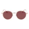 Polaroid PLD4173GSX51D Unisex taisnstūra saulesbrilles - Melns rāmis, pelēkas polarizētas lēcas, 51 mm