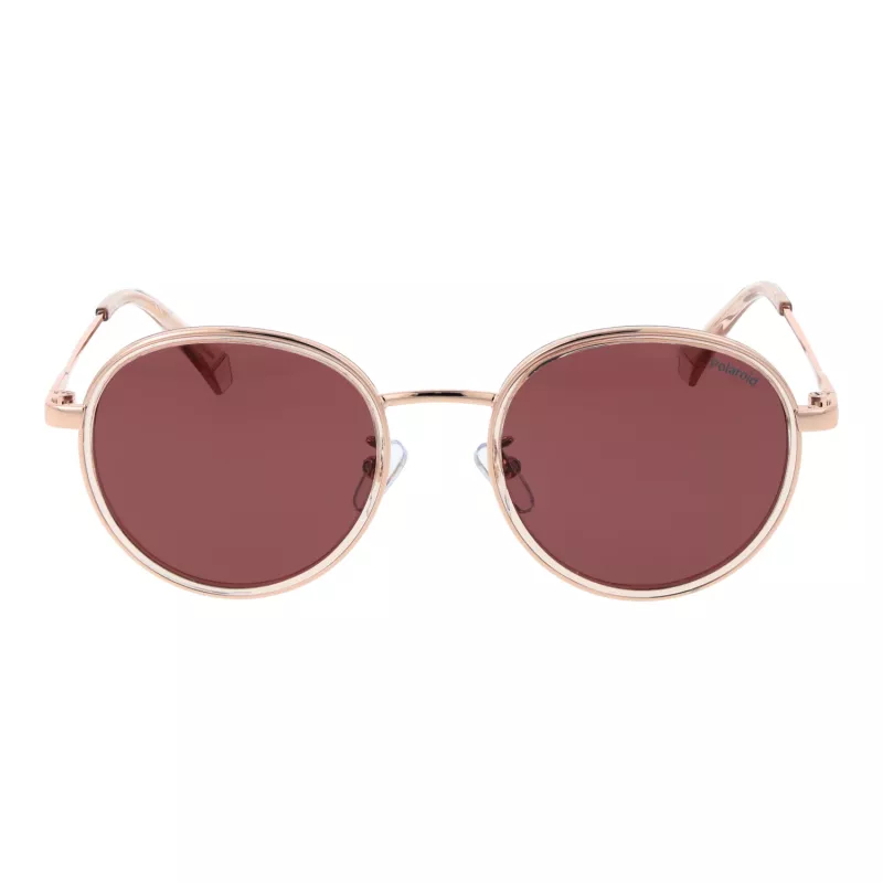Polaroid PLD4173GSX51D Unisex taisnstūra saulesbrilles - Melns rāmis, pelēkas polarizētas lēcas, 51 mm