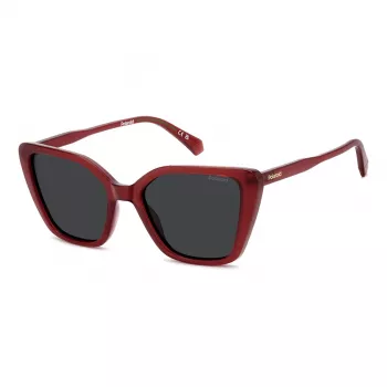 Polaroid PLD4189S8CQ Sieviešu polarizētās saulesbrilles - Melns rāmis, pelēkas lēcas 53mm