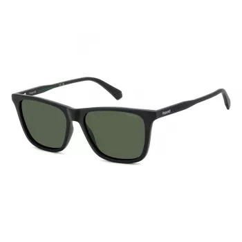 POLAROID PLD4190S003 Vīriešu polarizētas saulesbrilles - Melns rāmis, pelēkas lēcas 56mm