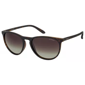 POLAROID PLD6003NSV08L Unisex Polarizētas Saulesbrilles - Melns Rāmis Pelēka Lēca 54mm