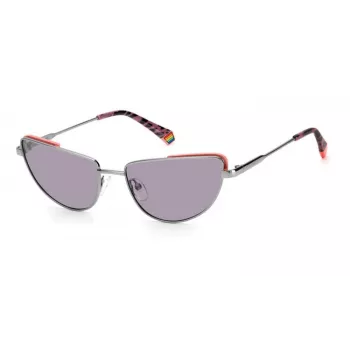 Polaroid PLD6129SYY5 Sieviešu Aviator Saulesbrilles Havana Brūna Polarizēta