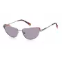 Polaroid PLD6129SYY5 Sieviešu Aviator Saulesbrilles Havana Brūna Polarizēta