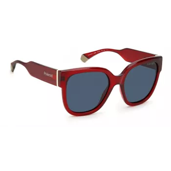 Polaroid PLD6167SC9AC3 Sieviešu saulesbrilles - Havana, zaļas polarizētas lēcas