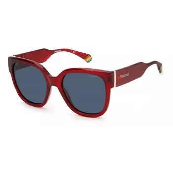 Polaroid PLD6167SC9AC3 Sieviešu saulesbrilles - Havana, zaļas polarizētas lēcas
