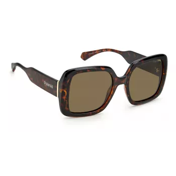 POLAROID PLD6168S086F4 Sieviešu saulesbrilles Havana 54mm