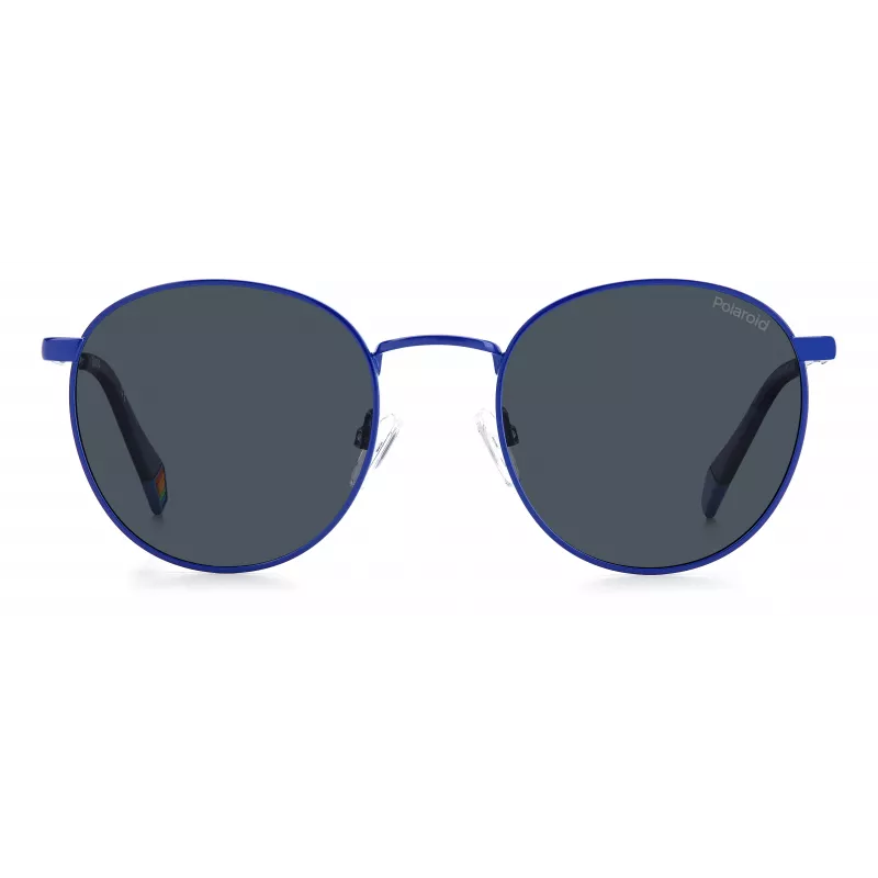 Polaroid PLD6171SPJPC3 Unisex saulesbrilles - melns rāmis, pelēkas polarizētas lēcas, 51 mm