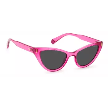 Polaroid PLD6174/S Sieviešu saulesbrilles Havana Acetāta Rāmis Brūnas Polarizētas Lēcas 52mm