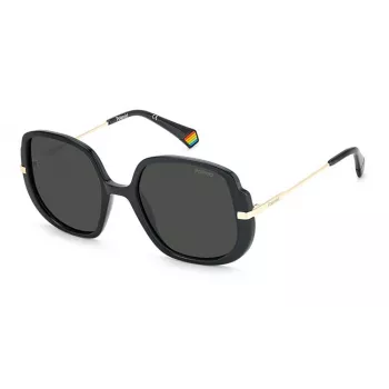 Polaroid PLD6181SKB7 Sieviešu saulesbrilles Havana/Bruņurupuča rāmis Brūnas polarizētas lēcas 53mm