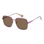Polaroid PLD6194SX1JZF Sieviešu kvadrātveida acetāta saulesbrilles Havana brūnas polarizētas UV400