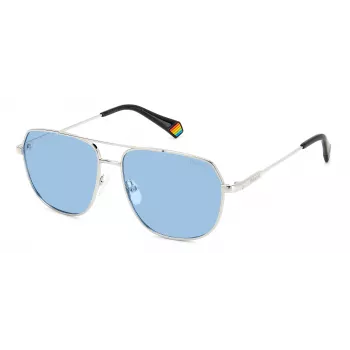 POLAROID PLD6195SX10 Unisex Saulesbrilles - Polarizētas Pilota/Aviatora Stils - 58/15/145 mm