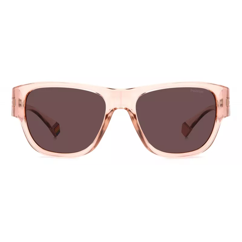 Polaroid PLD6197S Saulesbrilles Unisex Havana Rāmis Zaļa Polarizēta Lēca 55mm