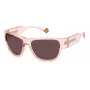 Polaroid PLD6197S Saulesbrilles Unisex Havana Rāmis Zaļa Polarizēta Lēca 55mm