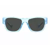 POLAROID PLD6197SMVU Unisex taisnstūra saulesbrilles Polarizētas UV400 55mm