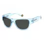 POLAROID PLD6197SMVU Unisex taisnstūra saulesbrilles Polarizētas UV400 55mm