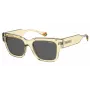 POLAROID PLD6198SXMC40 Unisex taisnstūra saulesbrilles - Havana/Brūna - 52/18/140 mm