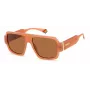Polaroid PLD6209SX733F Unisex saulesbrilles Havana Brown 55mm