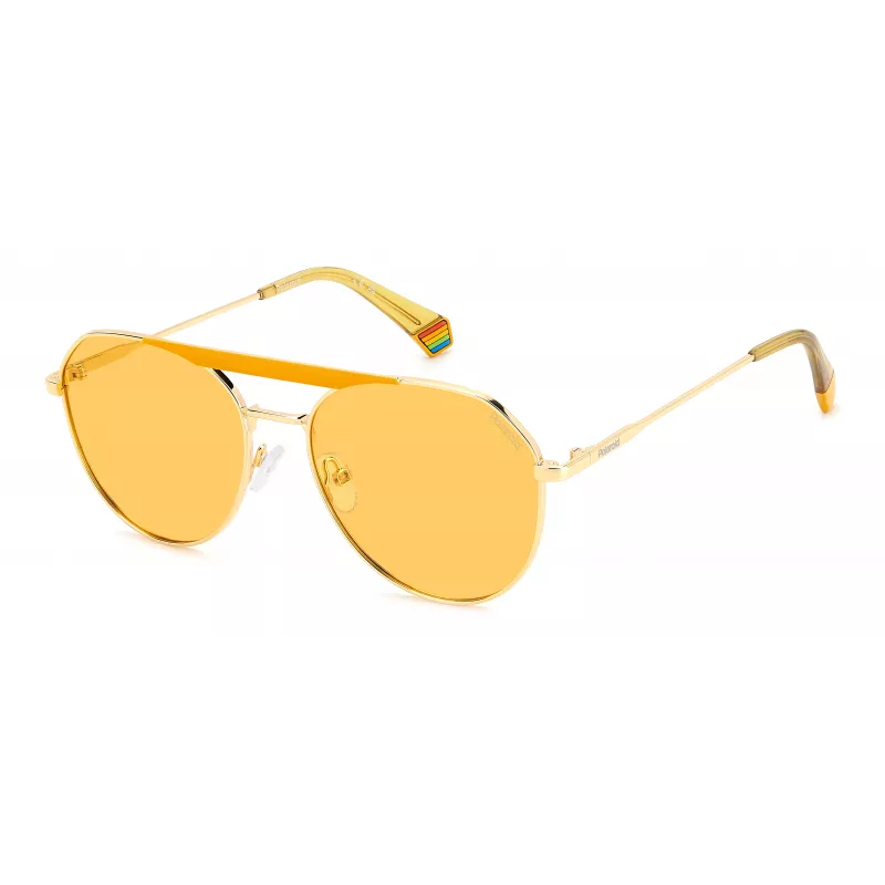 POLAROID PLD6211SXLPE Unisex taisnstūra polarizētas saulesbrilles 57/17/145 mm