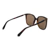 Polaroid PLD6218S56086 Sieviešu Aviator Saulesbrilles Havana Brūnas Polarizētas 56mm