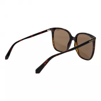 Polaroid PLD6218S56086 Sieviešu Aviator Saulesbrilles Havana Brūnas Polarizētas 56mm