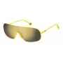 Polaroid PLD6222S40G Unisex saulesbrilles - Havana brūna bruņurupuča rāmis, brūnas polarizētas lēcas, kvadrātveida forma