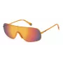 POLAROID PLD6222SL7Q Unisex saulesbrilles - Havana rāmis, zaļas polarizētas lēcas, 57 mm