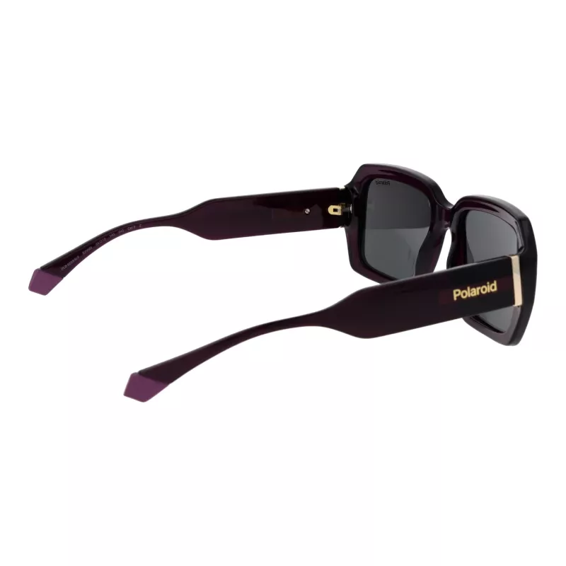 POLAROID PLD6223SX54B3 Unisex taisnstūra saulesbrilles - Havana brūna - 54/19/140 mm