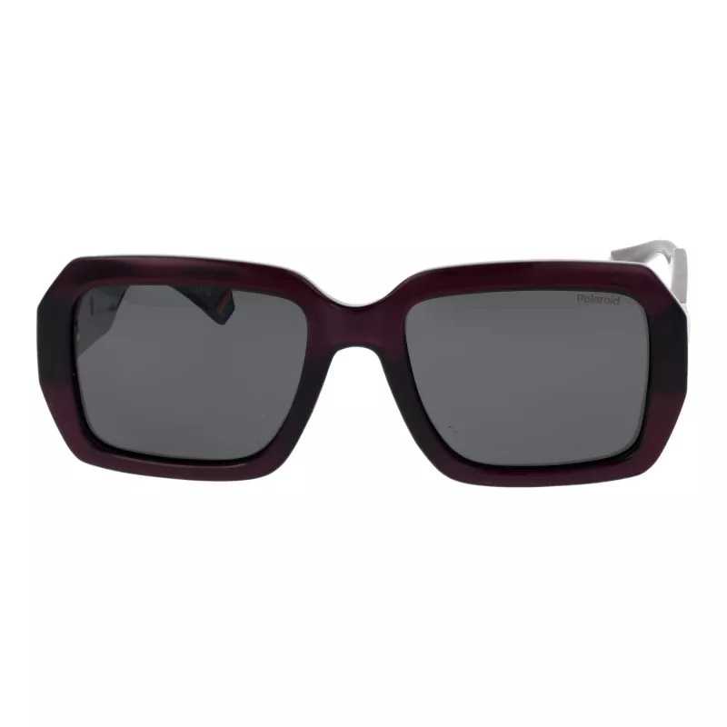 POLAROID PLD6223SX54B3 Unisex taisnstūra saulesbrilles - Havana brūna - 54/19/140 mm
