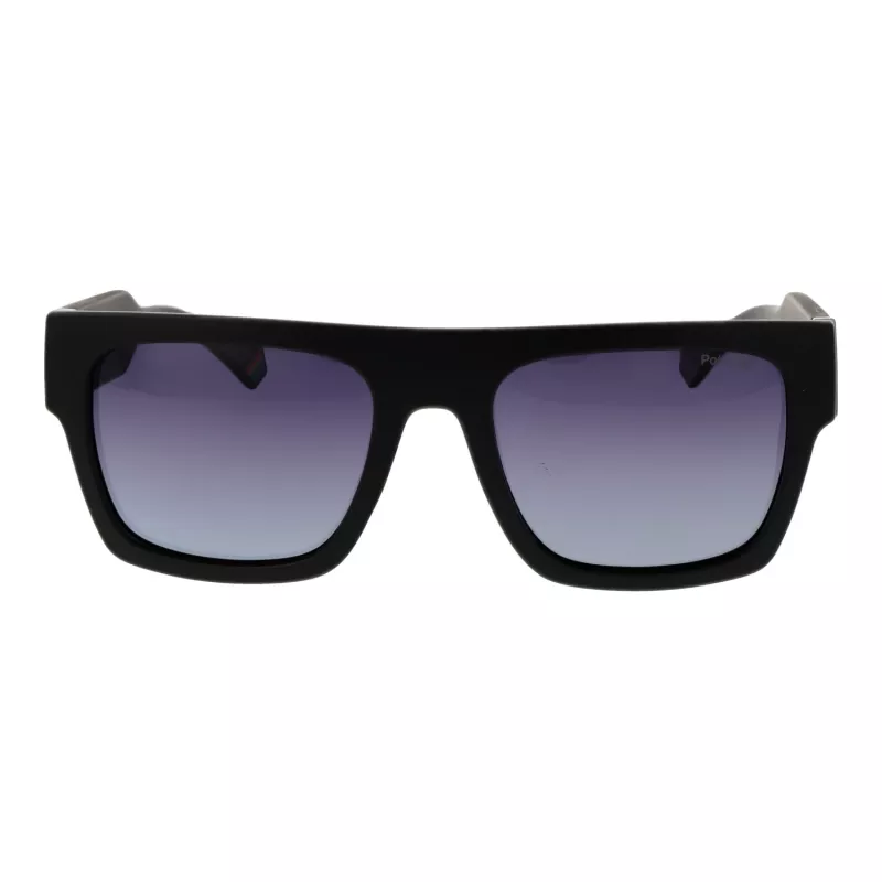POLAROID PLD6224SX5400 Unisex saulesbrilles Havana kvadrātveida rāmis Pelēkas polarizētas lēcas 54/20/140 mm
