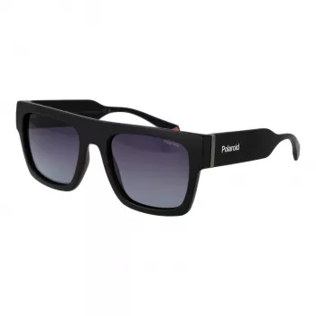 POLAROID PLD6224SX5400 Unisex saulesbrilles Havana kvadrātveida rāmis Pelēkas polarizētas lēcas 54/20/140 mm
