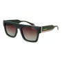 Polaroid PLD6224SX541E Unisex taisnstūra saulesbrilles - Pelēkas lēcas, Melns/Pelēks rāmis
