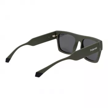 POLAROID PLD6224SX543Y Unisex taisnstūra saulesbrilles Havana Green 54mm