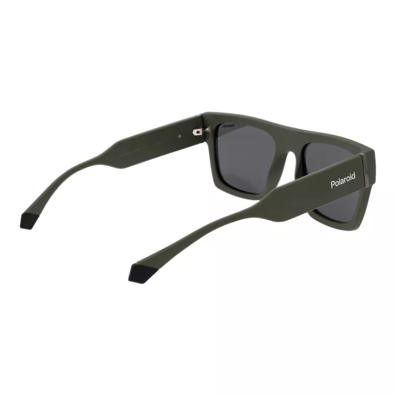 POLAROID PLD6224SX543Y Unisex taisnstūra saulesbrilles Havana Green 54mm
