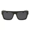POLAROID PLD6224SX543Y Unisex taisnstūra saulesbrilles Havana Green 54mm