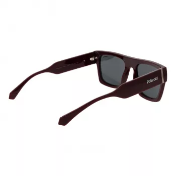 Polaroid PLD6224SX54LH Unisex Saulesbrilles - Melns Rāmis Pelēkas Lēcas 54mm