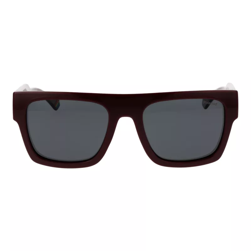 Polaroid PLD6224SX54LH Unisex Saulesbrilles - Melns Rāmis Pelēkas Lēcas 54mm