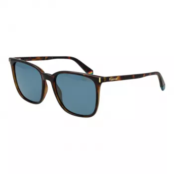 POLAROID PLD6226S54086 Sieviešu saulesbrilles Havana Brūnas Taisnstūra Polarizētas 54mm