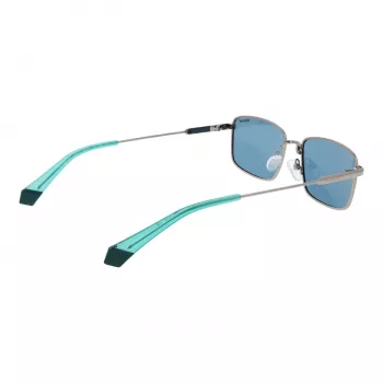 Polaroid PLD6227SX566L Unisex saulesbrilles Havana kvadrātveida rāmis zaļas polarizētas lēcas 56mm