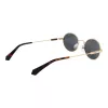 Polaroid PLD6228SX5300 Unisex saulesbrilles - Melns rāmis, pelēkas lēcas, 53 mm
