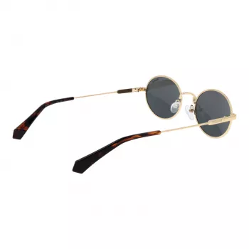 Polaroid PLD6228SX5300 Unisex saulesbrilles - Melns rāmis, pelēkas lēcas, 53 mm