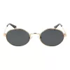 Polaroid PLD6228SX5300 Unisex saulesbrilles - Melns rāmis, pelēkas lēcas, 53 mm