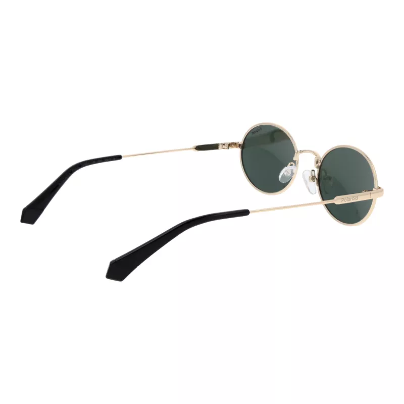POLAROID PLD6228SX532M Unisex taisnstūra saulesbrilles - Brūns Havana rāmis, Brūnas polarizētas lēcas, 53 mm