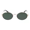 POLAROID PLD6228SX532M Unisex taisnstūra saulesbrilles - Brūns Havana rāmis, Brūnas polarizētas lēcas, 53 mm