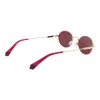 Polaroid PLD6228SX53LT Unisex taisnstūra saulesbrilles - Havana rāmis, brūna polarizēta lēca - 53 mm