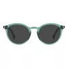 Polaroid PLD6233S1ED Unisex saulesbrilles - Melns rāmis, pelēka polarizēta lēca