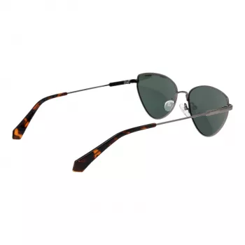 Polaroid PLD6234SX57AS Sieviešu Polarizētas Saulesbrilles - Melns Rāmis Pelēka Lēca 57mm